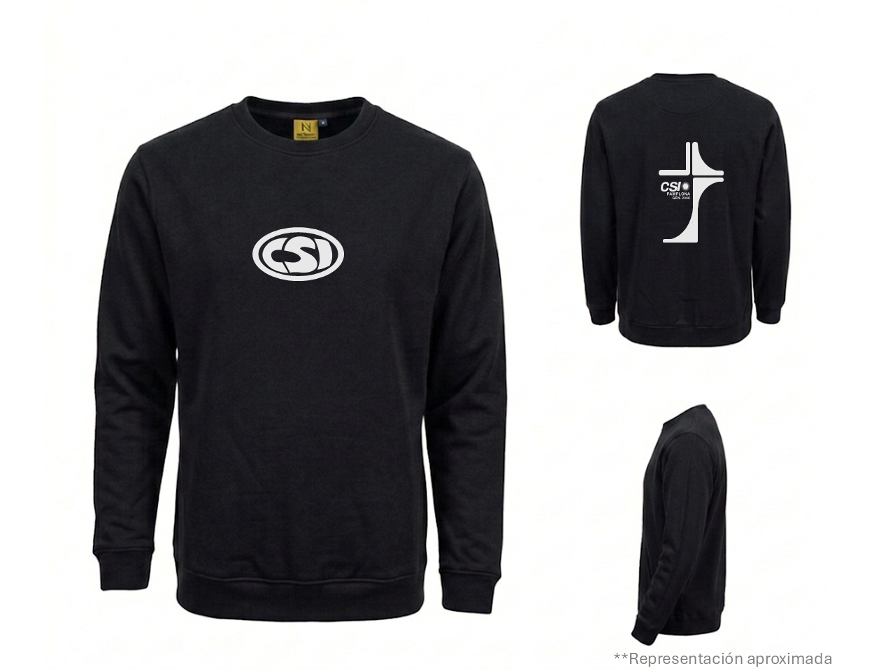 SUDADERA SIN CAPUCHA