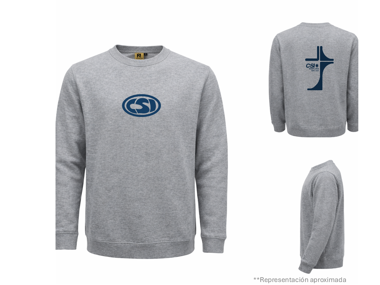 SUDADERA SIN CAPUCHA