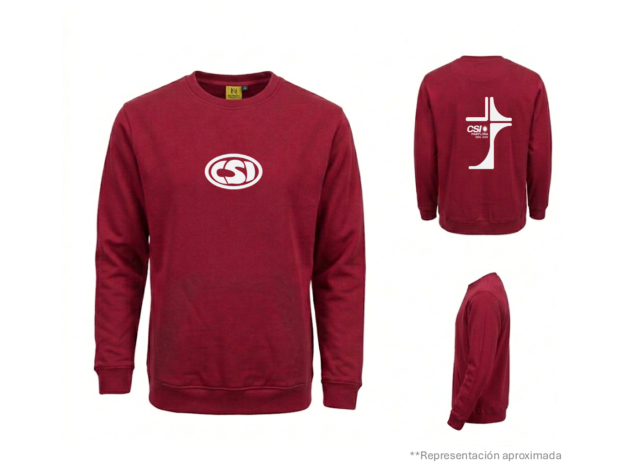 SUDADERA SIN CAPUCHA