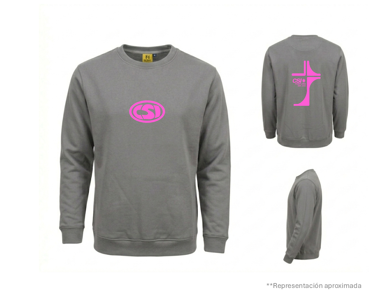 SUDADERA SIN CAPUCHA